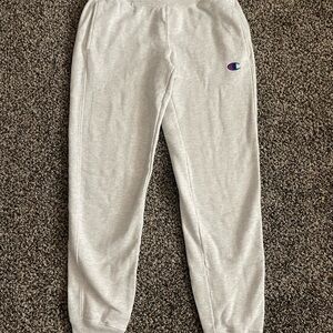 Champion Reverse Weave Gray Jogger Sweatpants